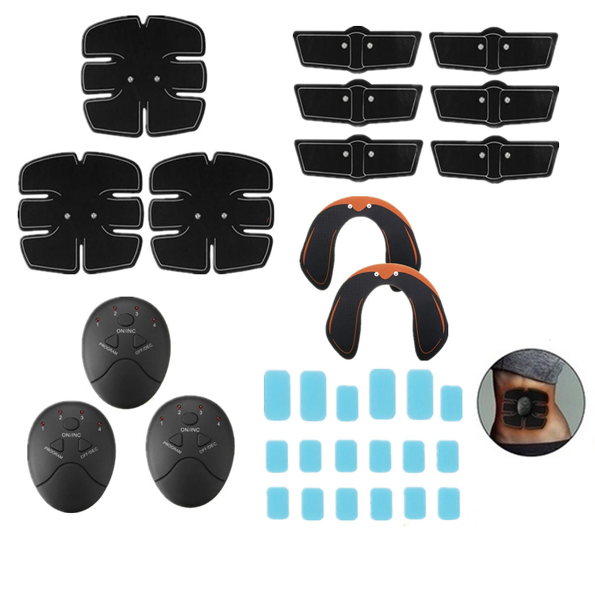 KALOAD 32pcs/set Muscle Hip Arm Abdominal Trainer Exercise Body Shaping EMS Stimulator - Image 3