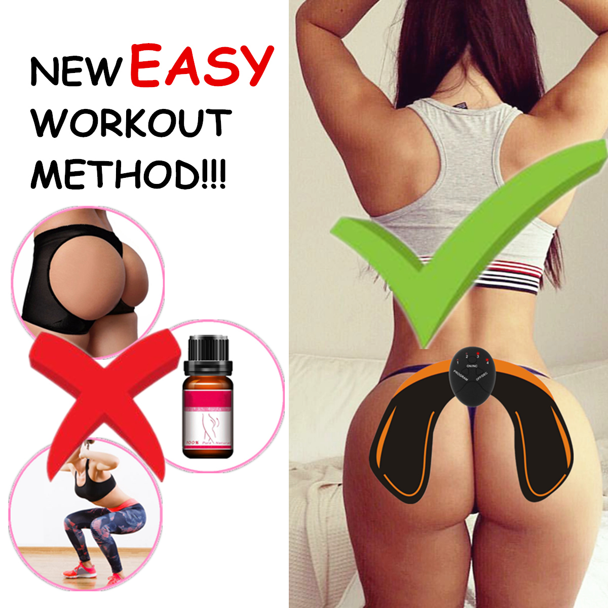 KALOAD 32pcs/set Muscle Hip Arm Abdominal Trainer Exercise Body Shaping EMS Stimulator - Image 2